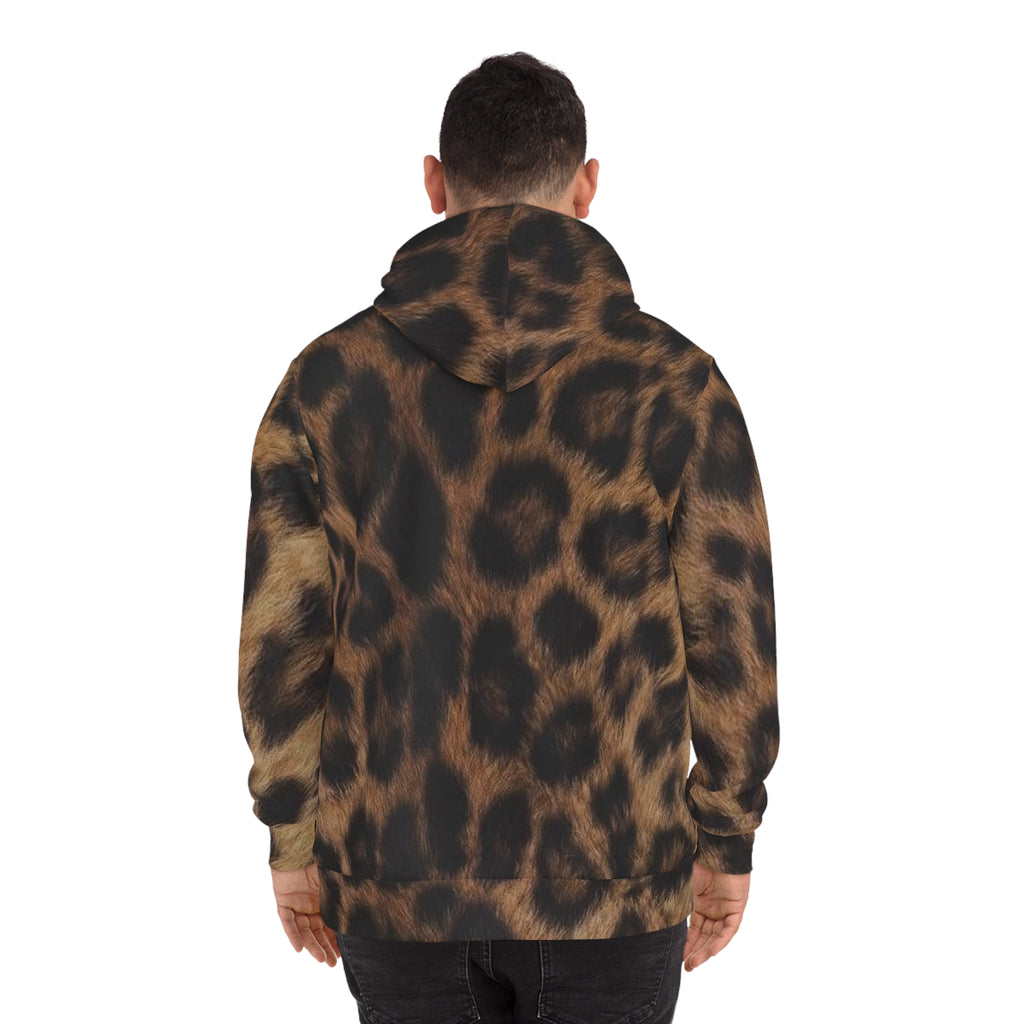 Sweat à Capuche Imprimé Léopard — All-Over Print Pull