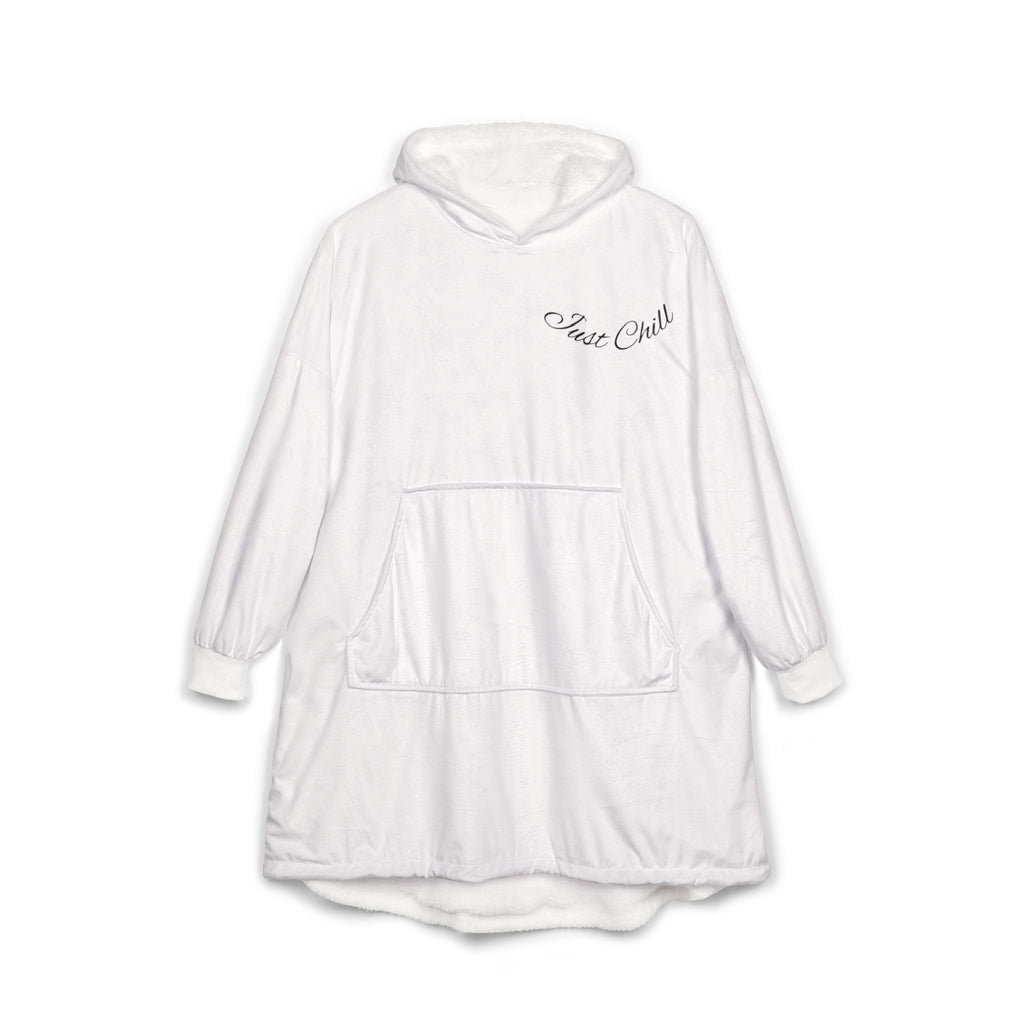 Plaid à Capuche «Stay Cozy» — Couverture Polaire Oversize avec Poche