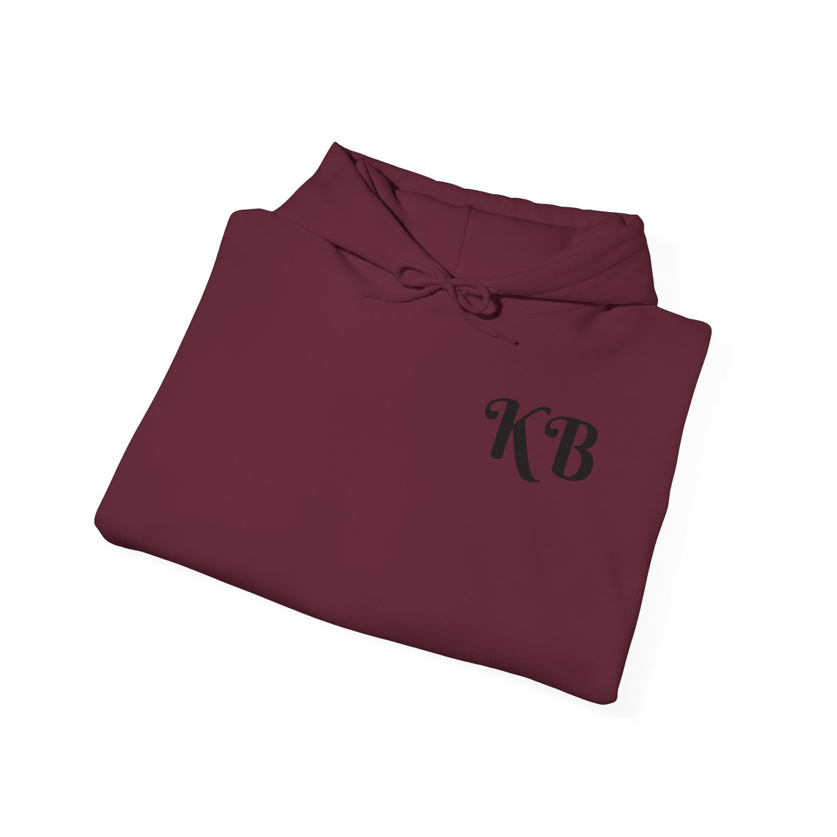 Sweat à Capuche Monogramme KB — Pull Initiales Classique
