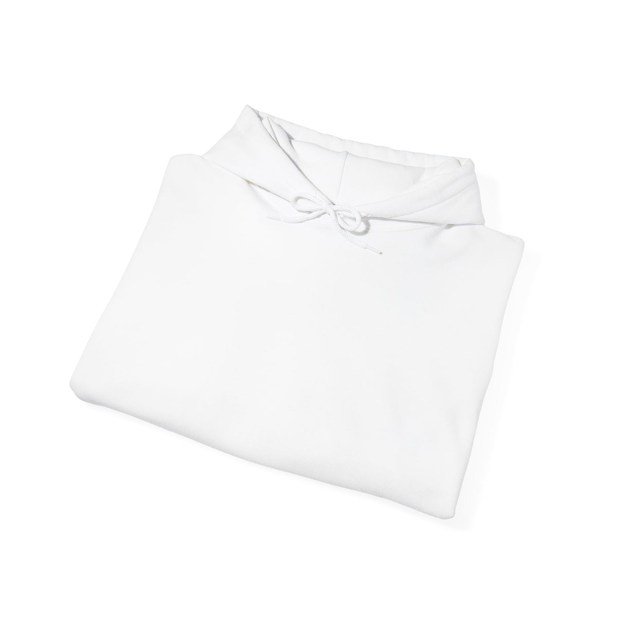 Sweat à capuche blanc douillet — Pull unisexe classique en mélange épais