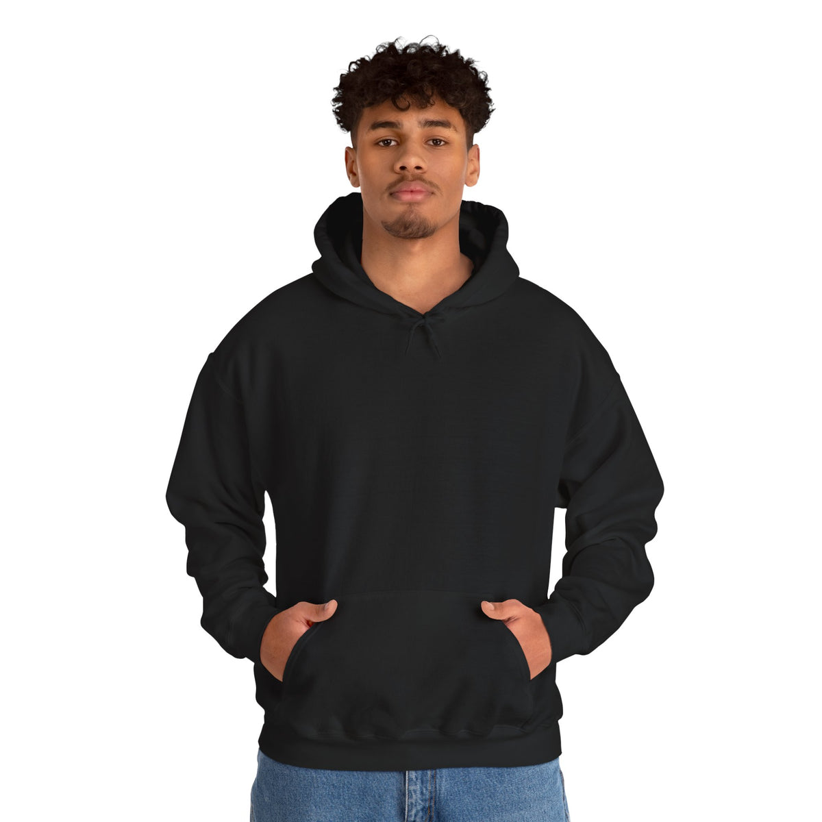 Sweat à capuche blanc douillet — Pull unisexe classique en mélange épais