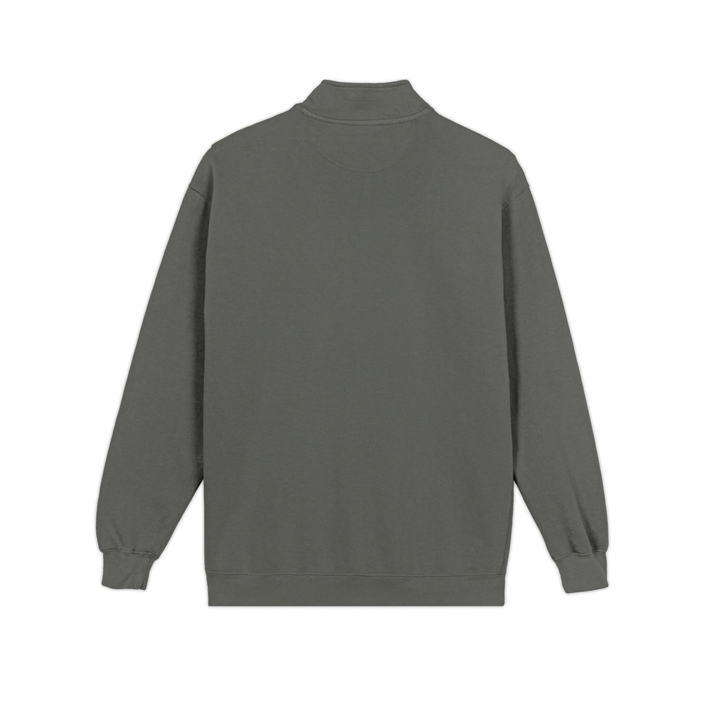 Sweatshirt Quart de Zip Brodé «KB» — Pull Monogramme Décontracté