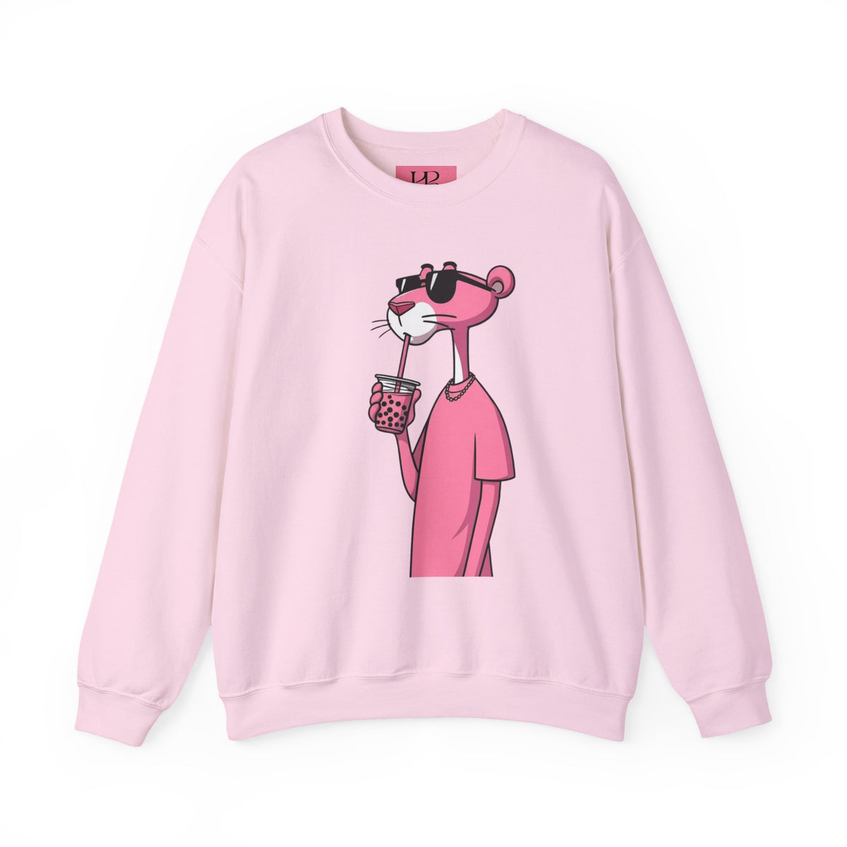 Sweat-shirt col rond à portrait minimaliste