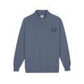 Sweatshirt Quart de Zip Brodé «KB» — Pull Monogramme Décontracté