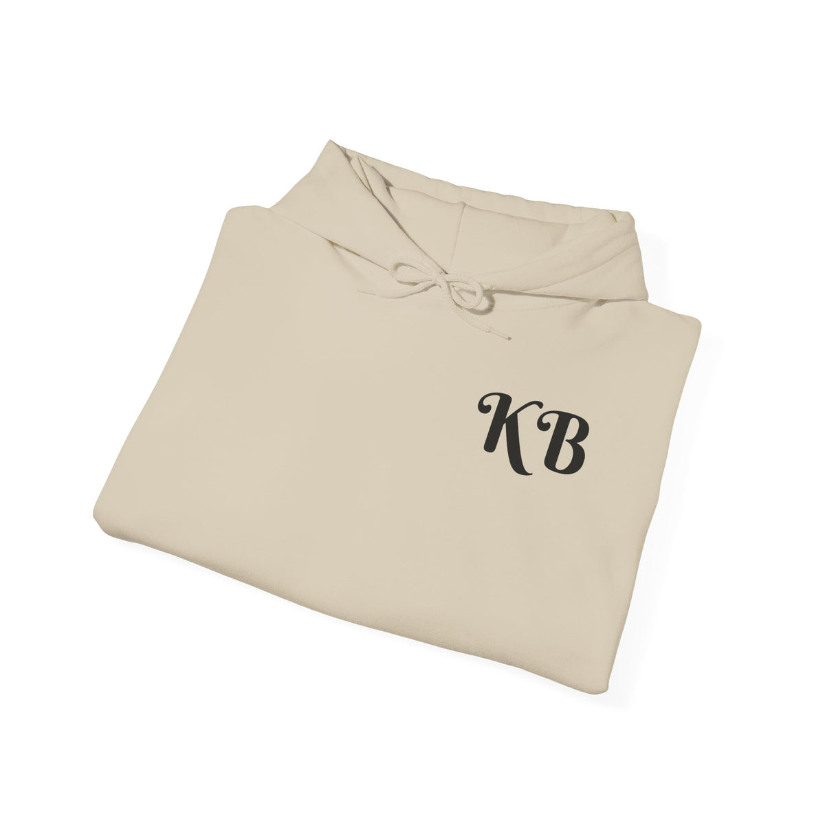 Sweat à Capuche Monogramme KB — Pull Initiales Classique