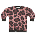 Sweatshirt Imprimé Léopard Rose — All-Over Imprimé Col Rond